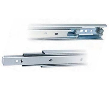 Telescopic guides for drawers /complete pull-out/