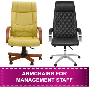 Armchairs for management staff