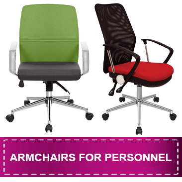 Armchairs for personnel