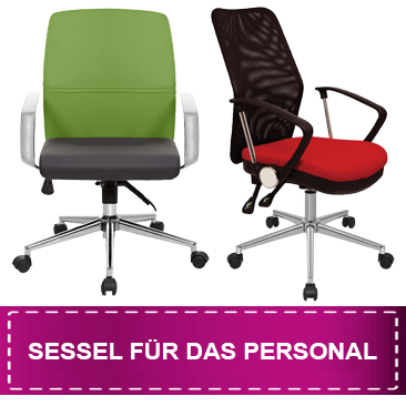 Sessel für das Personal